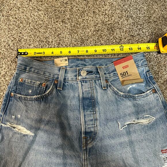 LEVI'S Women's 501 Original Fit Jeans Size 28X30 In Lane Change - Picture 15 of 16